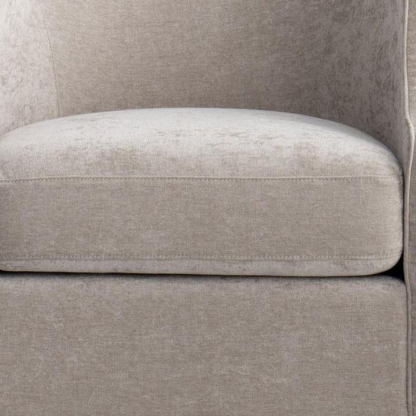 HomeRoots 32" Beige Fabric Upholstered Arm Chair - Modern Elegance, Comfort & Versatile Style for Any Room 674612