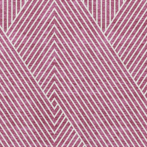 HomeRoots 9' X 12' Blush and Ivory Geometric Area Rug - Washable, UV Protected, Perfect for High-Traffic Rooms 674639