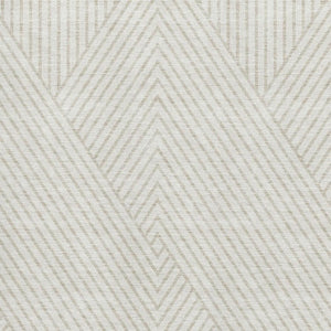 HomeRoots 5' X 8' Ivory and Beige Geometric Area Rug with UV Protection – Stylish, Washable, and Durable! 674660
