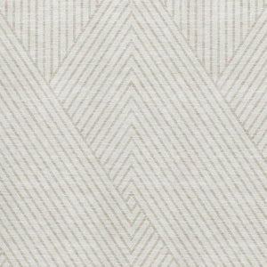 HomeRoots 10' X 14' Ivory and Beige Geometric Area Rug – Stylish, Washable, UV Protected for Homes with Kids & Pets 674664