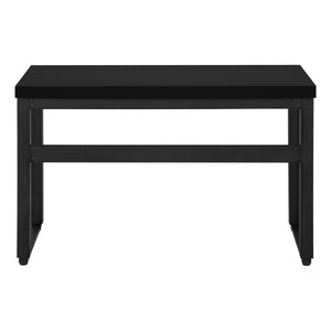 English Elm Computer Desk – Adjustable Standing Workstation, Modern Black Laminate & Metal, Perfect For Home Office B2710P219897