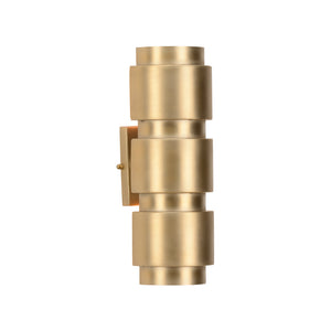 Wildwood Lewinger Antique Brass Wall Sconce — 16"H Compact Vintage-Inspired Ring Accent Lighting For Hallways 67476