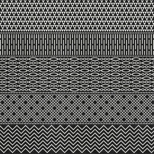 HomeRoots 9' X 12' Black And Ivory Striped Area Rug – Durable, Washable, UV-Protected for High-Traffic Spaces 674765
