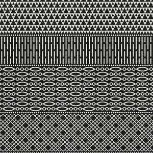 HomeRoots 10' Black and Ivory Striped Washable Area Rug - UV Protected, Durable, Easy Care for High-Traffic Spaces 674766