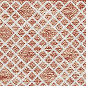 HomeRoots 10' Salmon and Ivory Striped Washable Area Rug - UV Protected, Durable, Easy-Clean for Homes 674820
