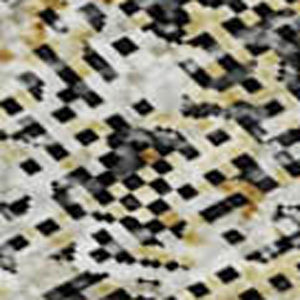 HomeRoots 10' X 14' Black And Ivory Abstract Area Rug – Washable, UV-Protected, Stylish & Stain-Resistant Design 674832