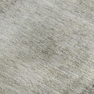 HomeRoots 8' X 10' Gray and Ivory Abstract Washable Area Rug - Stylish, Durable, UV Protected for Any Space 674848