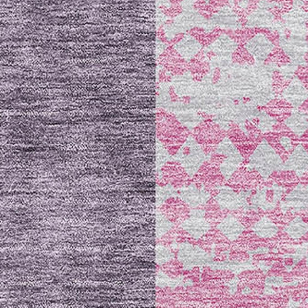 HomeRoots 8' X 10' Colorful Geometric Washable Area Rug with UV Protection - Perfect for Homes with Kids & Pets 674974
