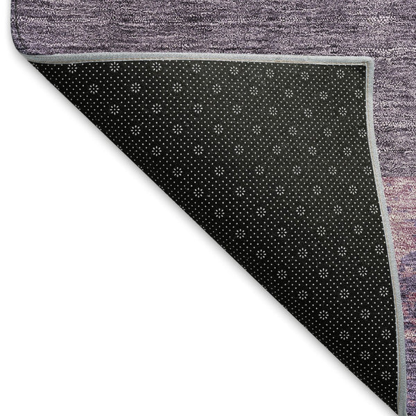 HomeRoots 10' X 14' Vibrant Purple, Green & Pink Geometric Area Rug - Washable, UV Protected, Durable Design! 674976