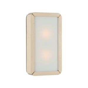 Wildwood Oak Island Sconce Brushed Wood & Frosted Glass Wall Light With Ada Compliance For Warm Ambient Glow 20h x 11w x 4d 67500