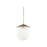 Kyoto Pendant Gold, White/Cream 67503-WILDWOOD Wildwood