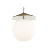 Kyoto Pendant Gold, White/Cream 67503-WILDWOOD Wildwood