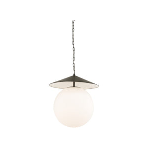 Wildwood Kyoto Pendant Brings Minimalist Geometry And Warm Milk-Glass Glow For Modern Dining, Kitchen, Foyer Lighting Black 67504