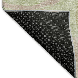 HomeRoots 9' X 12' Stylish Blush Mint Green & Lilac Geometric Washable Area Rug with UV Protection & Durability 675065