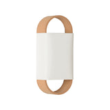 Ovalay Cork Sconce White/Cream, Brown 67507-WILDWOOD Wildwood