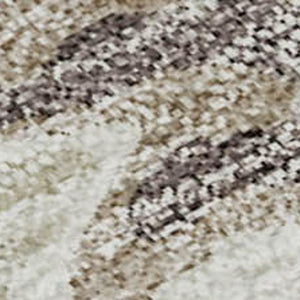 HomeRoots 10' Ivory & Beige Abstract Area Rug - Washable, UV Protected, Perfect for Family Living Spaces! 675126