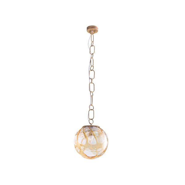 Wildwood Amo Pendant Brings Handcrafted Italian Mouth-Blown Smoke Glass With Antique Brass Suspension For Warm Ambient Glow Brown 67516