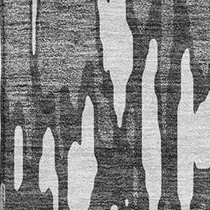 HomeRoots 10' X 14' Gray And Ivory Abstract Area Rug - Durable, Stain-Resistant, UV Protected for Homes 675162