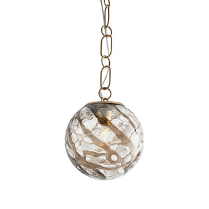 Wildwood Amo Pendant Brings Handcrafted Italian Mouth-Blown Smoke Glass With Antique Brass Suspension For Warm Ambient Glow Black 67518