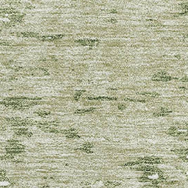 HomeRoots 10' X 14' Artichoke Green & Ivory Abstract Washable Area Rug with UV Protection for Modern Spaces 675204