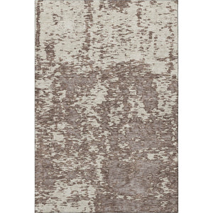 HomeRoots 9' X 12' Brown & Beige Abstract Area Rug – Washable, UV Protected, Durable, Ideal for Family Homes 675227