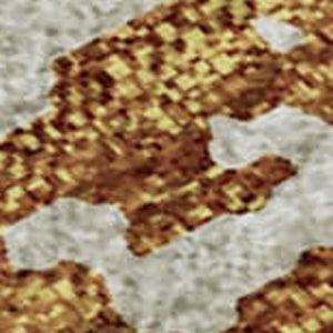 HomeRoots 9' X 12' Copper and Ivory Abstract Washable Area Rug - Durable, Stain-Resistant, UV Protected Design 675233