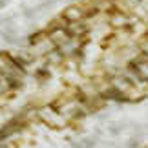 HomeRoots 5' Gold & Ivory Abstract Washable Area Rug - UV Protected, Stain-Resistant, Perfect for Families! 675236