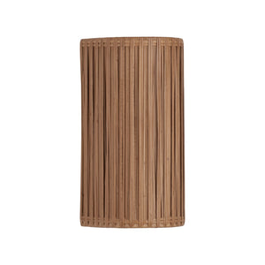 Wildwood Avondale Rattan Sconce With Antique Brass Accent — Sculptural Organic Wall Light For Cozy, Textured Ambiance 67528