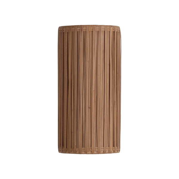 Wildwood Avondale Rattan Sconce With Antique Brass Accent — Sculptural Organic Wall Light For Cozy, Textured Ambiance 67528