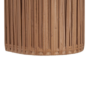 Wildwood Avondale Rattan Sconce With Antique Brass Accent — Sculptural Organic Wall Light For Cozy, Textured Ambiance 67528