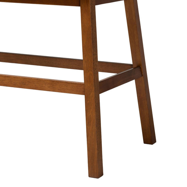 Baxton Studio Baxton Studio Grey Upholstered Bar Bench - Modern Button-Tufted Seating for Kitchen & Dining Nook BBT5218-Grey Bench