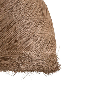 Wildwood Tulum Handwoven Grass Pendant Light | Coastal Boho 25" Sculptural Shade, Soft Diffused Ambient Glow 67543