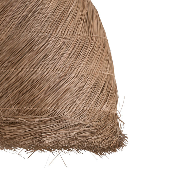 Wildwood Tulum Handwoven Grass Pendant Light | Coastal Boho 25" Sculptural Shade, Soft Diffused Ambient Glow 67543