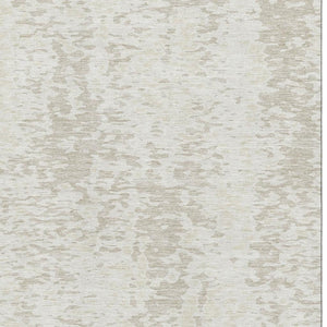 HomeRoots 8' X 10' Ivory and Beige Abstract Washable Area Rug - Durable, Stain-Resistant, UV Protected Design! 675454