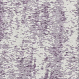 HomeRoots 10' X 14' Lavender Abstract Washable Area Rug with UV Protection for Stylish Home Décor & Comfort 675462
