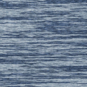 HomeRoots 10' Blue and Ivory Striped Washable Area Rug – UV Protected, Durable, Stylish for Large Spaces 675576