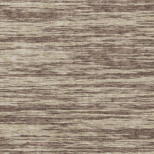 HomeRoots 9' X 12' Brown & Beige Striped Washable Area Rug - UV Protected, Durable, Perfect for Any Room! 675581