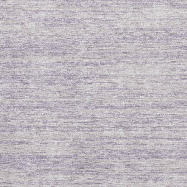 HomeRoots 9' X 12' Lavender & Ivory Striped Area Rug - Washable, UV Protected, Kid & Pet Friendly Design 675611