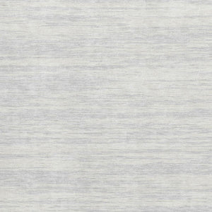 HomeRoots 8' X 10' Stylish Silver and Ivory Striped Area Rug - Washable, UV Protected, Durable for Everyday Use 675622