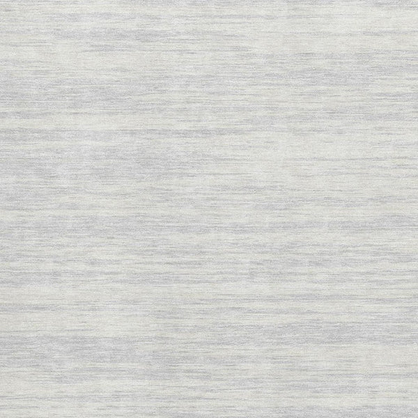 HomeRoots 8' X 10' Stylish Silver and Ivory Striped Area Rug - Washable, UV Protected, Durable for Everyday Use 675622