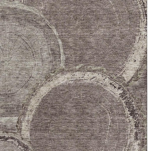 HomeRoots 5' X 8' Woodland Lodge Washable Area Rug - Cozy Chocolate & Beige with UV Protection for Homes 675632