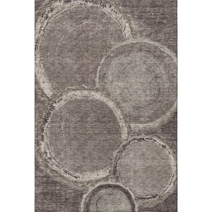 HomeRoots 8' X 10' Chocolate & Beige Woodland Lodge Area Rug - Soft, Washable, UV-Protected, Stain-Resistant 675634