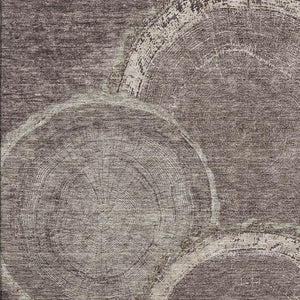 HomeRoots 10' X 14' Chocolate and Beige Woodland Lodge Area Rug - Stylish, Washable and UV-Protected Design 675636