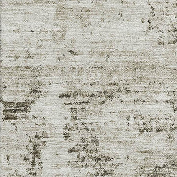 HomeRoots 8' X 10' Beige and Taupe Abstract Washable Area Rug - Durable, UV-Protected, Modern Design for Homes 675640