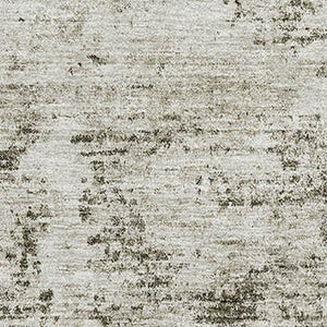 HomeRoots 10' X 14' Beige and Taupe Abstract Washable Area Rug - UV Protected, Modern Design for Busy Homes 675642