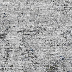 HomeRoots 5' X 8' Gray and Silver Abstract Area Rug - Stylish, Washable, UV Protected for High-Traffic Homes 675644