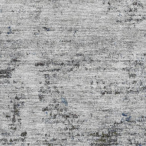 HomeRoots 5' X 8' Gray and Silver Abstract Area Rug - Stylish, Washable, UV Protected for High-Traffic Homes 675644
