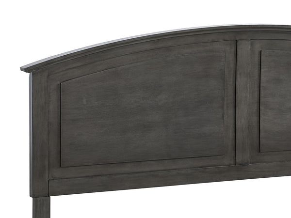 English Elm Hammond Farmhouse Panel Full Bed with Two Under Frame Storage Drawers Slatted Base Gray B078S00675
