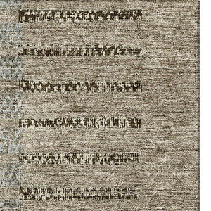 HomeRoots 5' X 8' Taupe Beige and Gray Striped Area Rug – Washable, Durable, UV-Protected for Everyday Elegance 675674