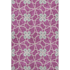 HomeRoots 10' Blush Ivory & Beige Geometric Area Rug – Washable, UV-Protected, Durable & Stain-Resistant Design 675912